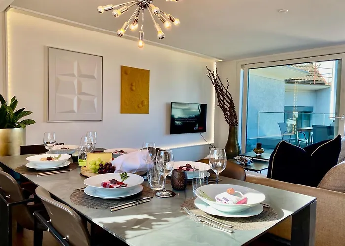 アパート Horizon Maisonette Penthouse Bahnhofstrasse *